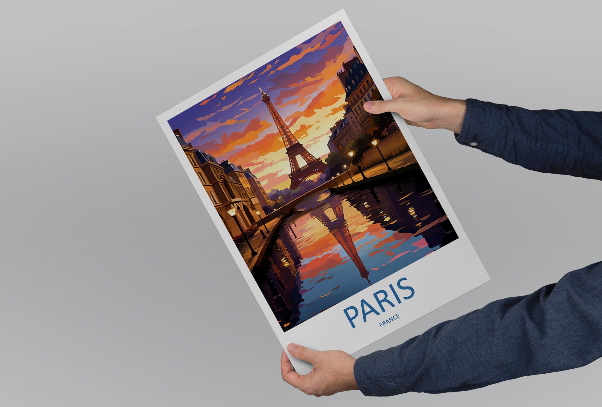 Paris Travel Print Wall Art Paris Wall Hanging Home Décor Paris Gift Art Lovers France Art Lover Gift Paris Print France Wall Art Décor