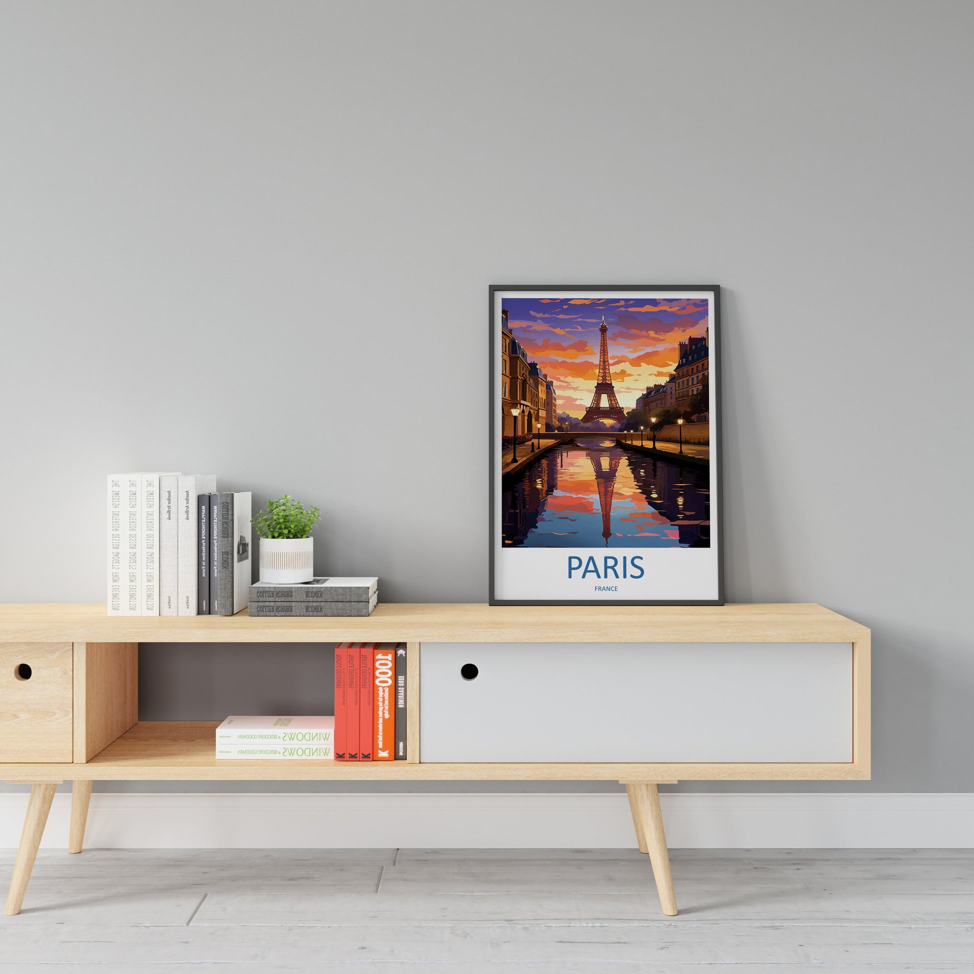 Paris Travel Print Wall Art Paris Wall Hanging Home Décor Paris Gift Art Lovers France Art Lover Gift Paris Print France Wall Art Décor