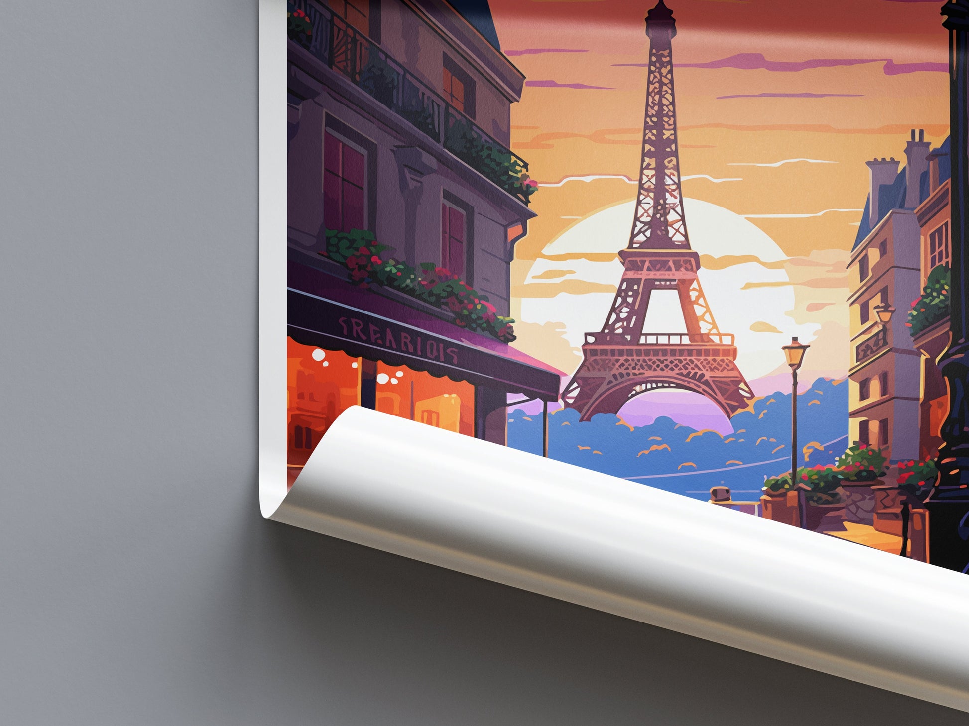Paris Travel Print Wall Art Paris Wall Hanging Home Décor Paris Gift Art Lovers France Art Lover Gift Paris Print France Wall Art Décor