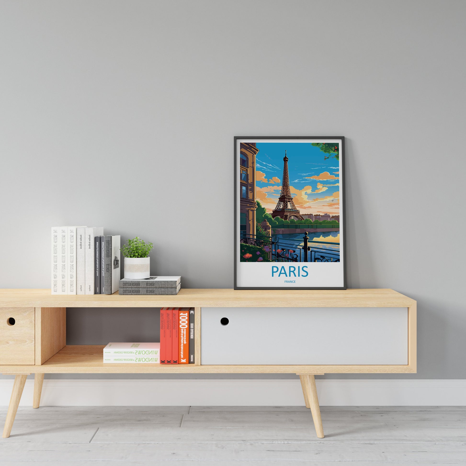 Paris Travel Print Wall Art Paris Wall Hanging Home Décor Paris Gift Art Lovers France Art Lover Gift Paris Print France Wall Art Décor