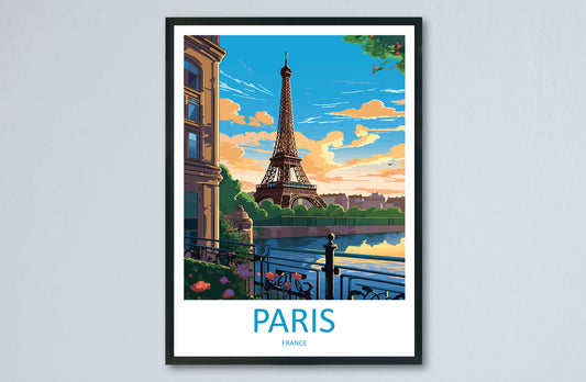 Paris Travel Print Wall Art Paris Wall Hanging Home Décor Paris Gift Art Lovers France Art Lover Gift Paris Print France Wall Art Décor
