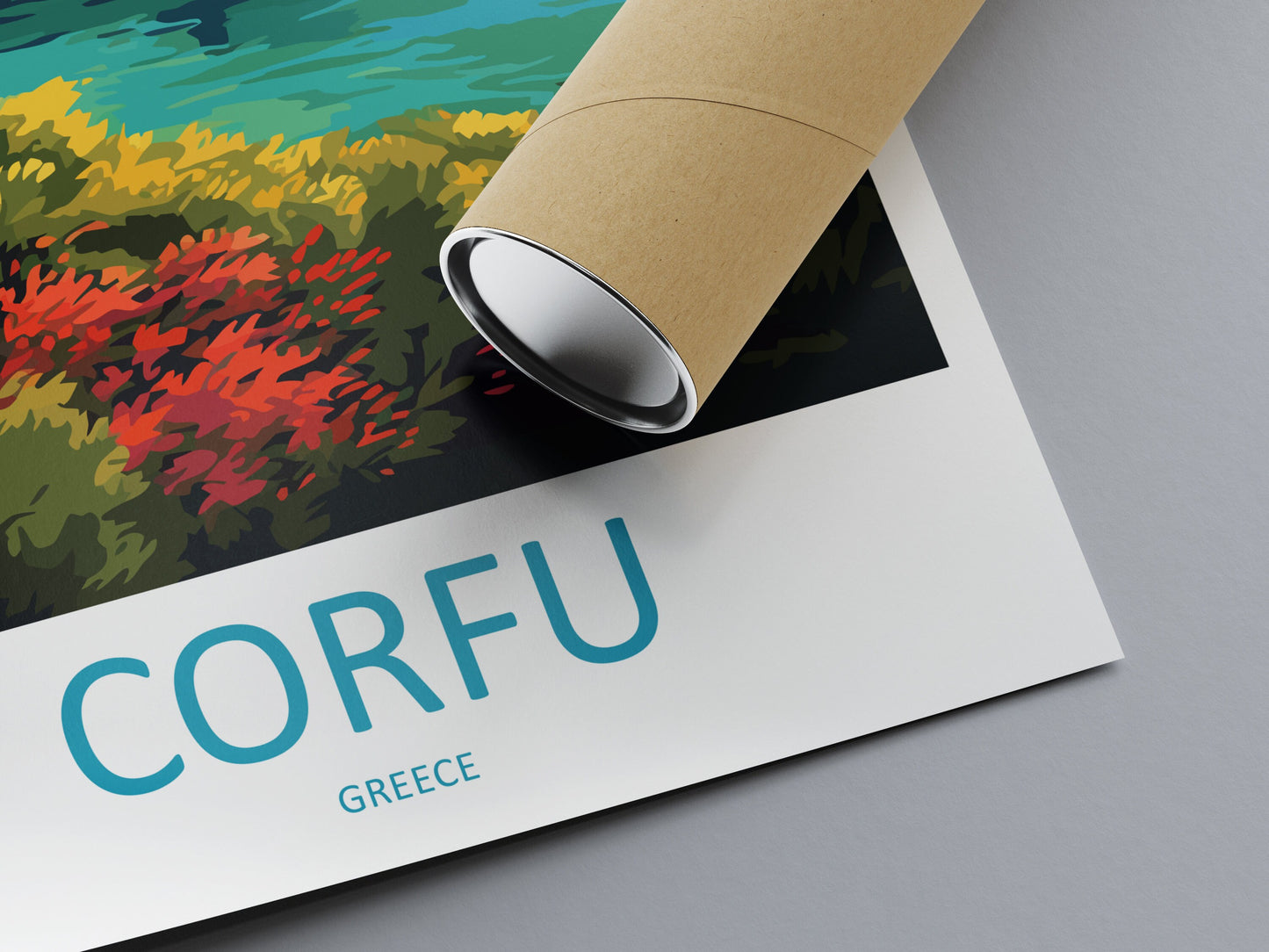 Corfu Travel Print Wall Art Corfu Greece Wall Hanging Home Decoration Corfu Gift Art Lovers Wall Art Print Corfu Wall Décor Greece Poster