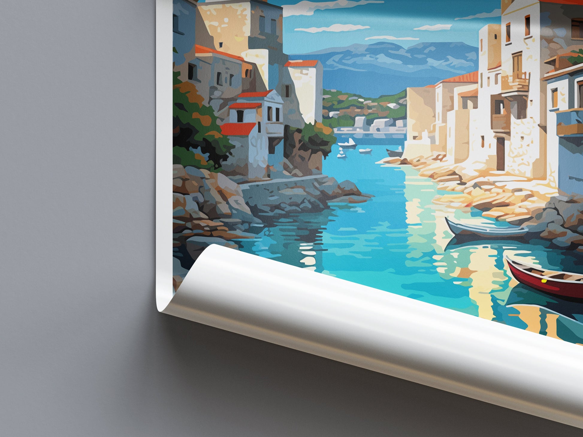 Rhodes Travel Print Wall Art Rhodes Greece Wall Hanging Home Decoration Rhodes Gift Art Lovers Wall Art Print Rhodes Greece Wall Poster Art