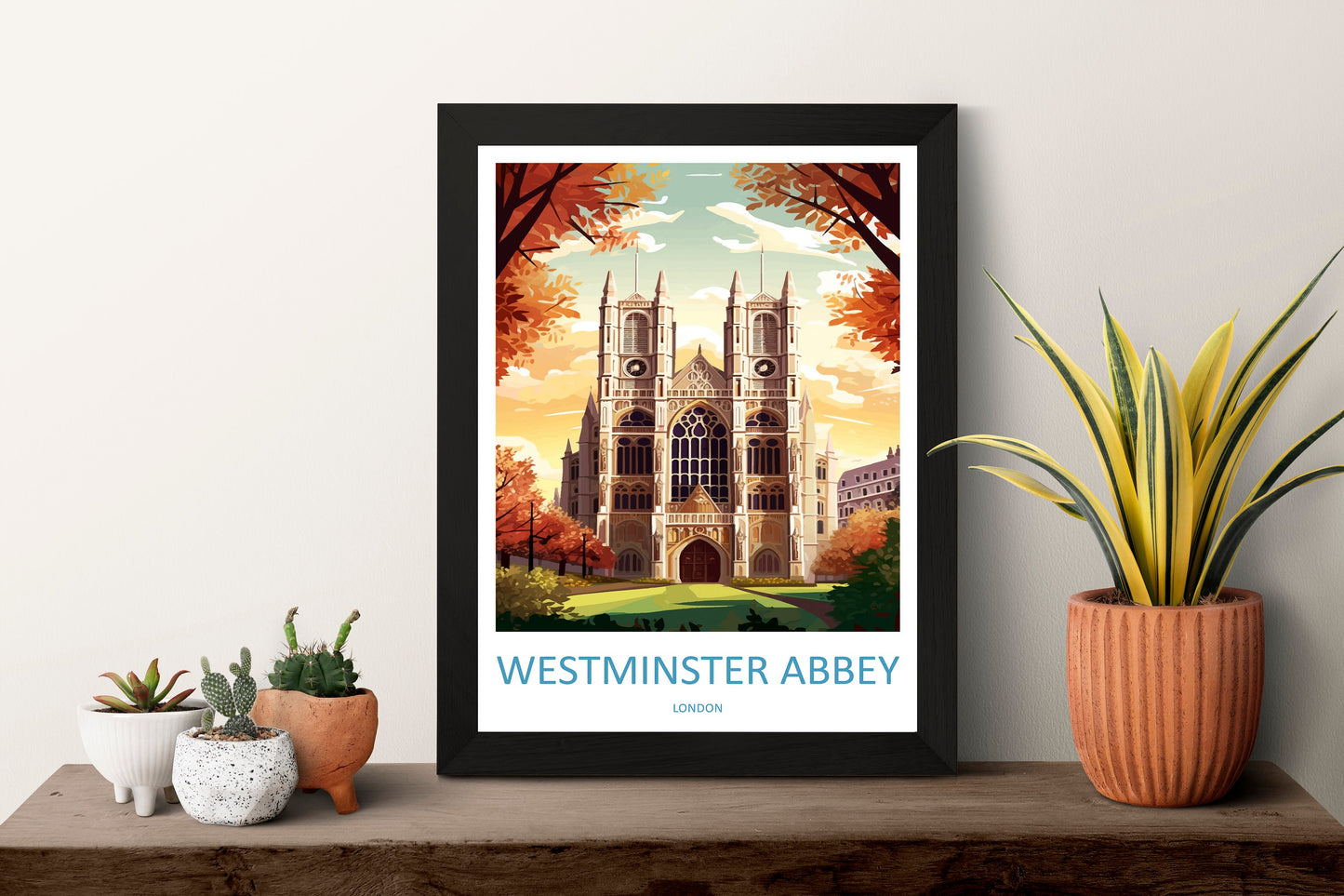 Westminster Abbey Travel Print Wall Art Westminster Abbey Wall Hanging Home Décor London Gift Art Lovers Westminster Abbey Art Lover Gift
