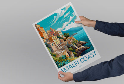 Amalfi Travel Print Wall Art Amalfi Italy Wall Hanging Home Decoration Amalfi Gift Art Lovers Wall Art Print Amalfi Italy Art Amalfi Art