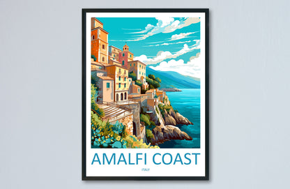 Amalfi Travel Print Wall Art Amalfi Italy Wall Hanging Home Decoration Amalfi Gift Art Lovers Wall Art Print Amalfi Italy Art Amalfi Art