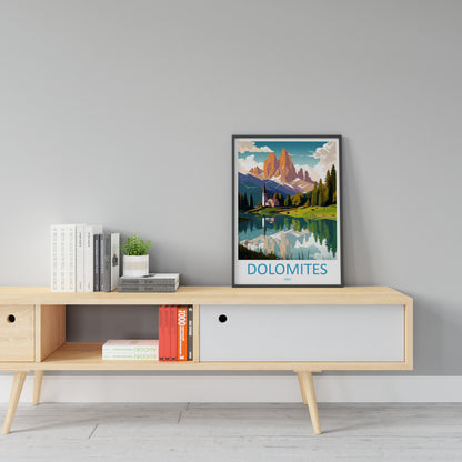 Dolomites Travel Print Dolomites Home Décor Dolomitic Alps Art Print Dolomite Mountains Room Print For Italian Mountains Gift Art Poster Art