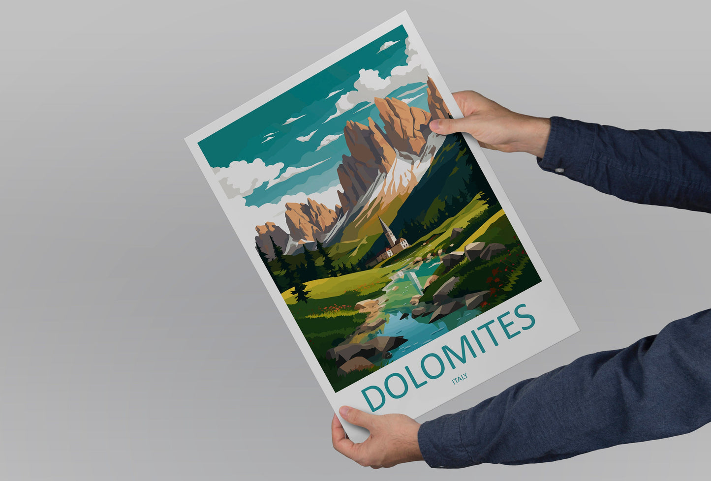 Dolomites Travel Print Dolomites Home Décor Dolomitic Alps Art Print Dolomite Mountains Room Print For Italian Mountains Gift Art Poster Art
