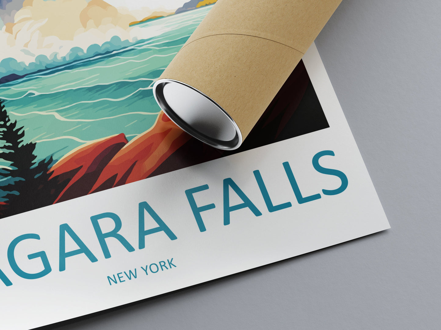Niagara Falls Travel Print Wall Art Niagara Falls Wall Hanging Home Décor Niagara Falls Gift Art Lovers New York State Art Gift Lover Print