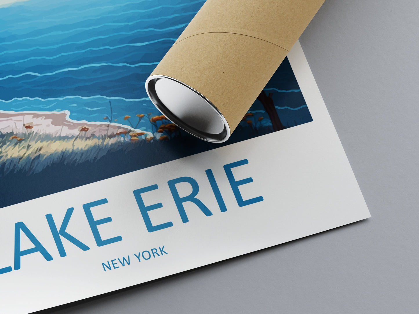 Lake Erie Travel Print Wall Art Lake Erie Wall Hanging Home Décor Lake Erie Gift Art Lovers New York State Art Gift Lover Print