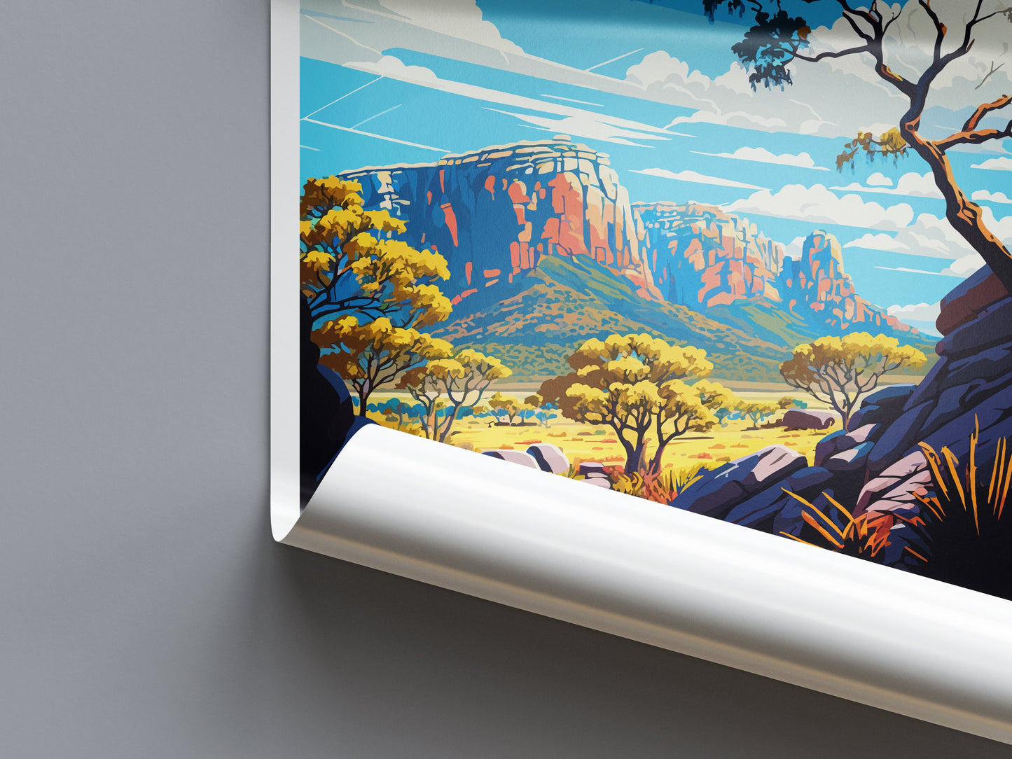 Grampians National Park Travel Print Wall Art Grampians Wall Hanging Home Décor Grampians Gift Art Lovers Wall Art Australia Travel Print