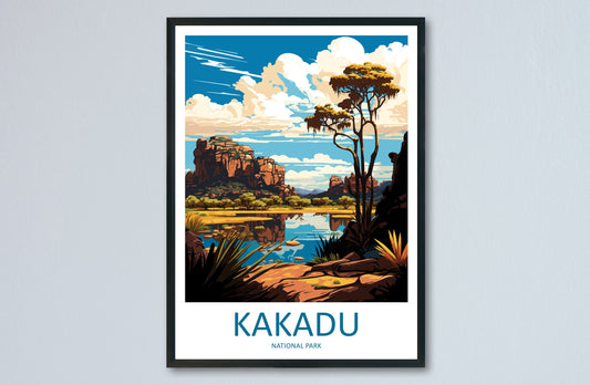 Kakadu National Park Travel Print Wall Art Kakadu Wall Hanging Home Décor Kakadu Gift Art Lovers Wall Art Australia Travel Print
