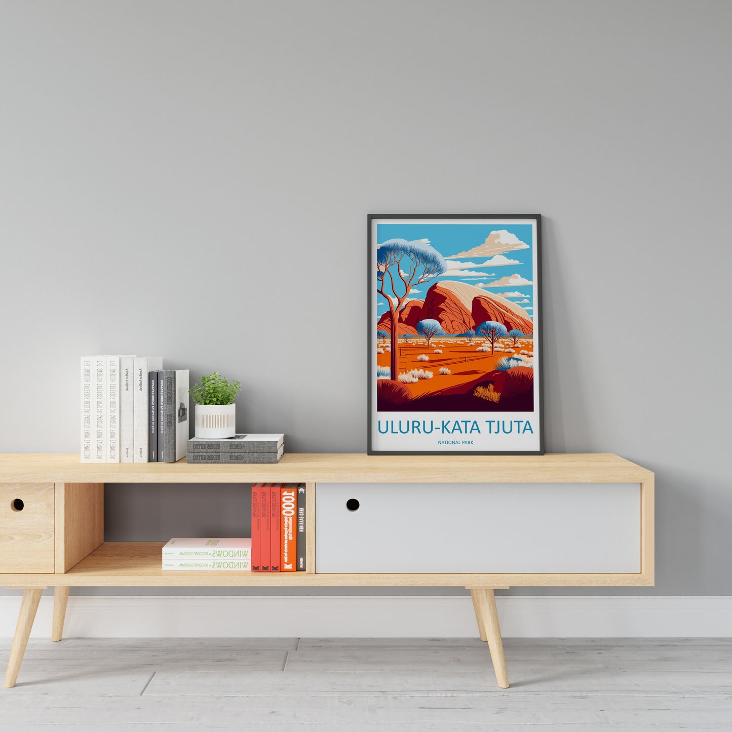 Uluṟu-Kata Tjuṯa National Park Travel Print Wall Art Uluṟu-Kata Tjuṯa Wall Hanging Home Décor Uluṟu-Kata Tjuṯa Gift Art Lovers Wall Art