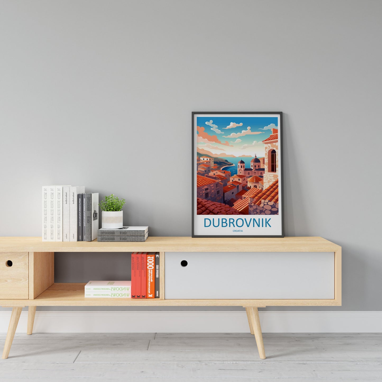 Dubrovnik Print Dubrovnik Home Decor Landscape Art Print Dubrovnik Wall Art for Croatia Enthusiast Gift Wall Hanging Dubrovnik Croatia Print