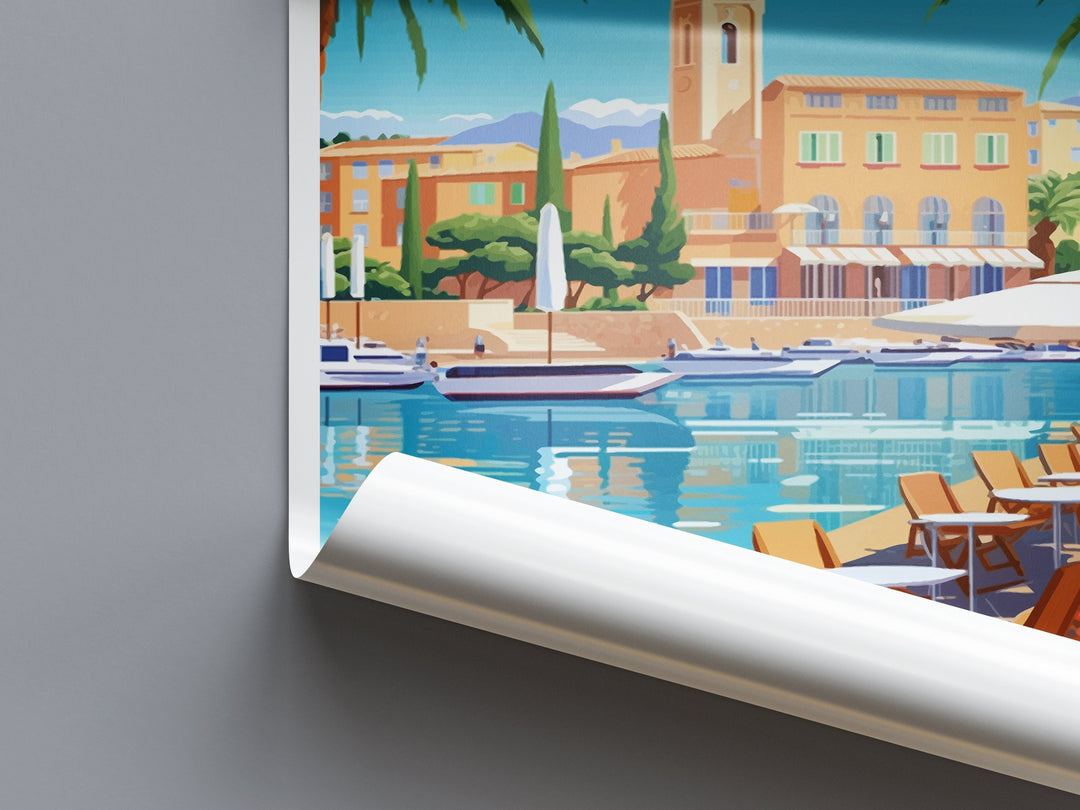 Saint-Tropez Print Saint-Tropez Home Decor Cityscape Art Print Saint-Tropez Wall Art Travel Enthusiast Gift Wall Hanging Saint-Tropez France