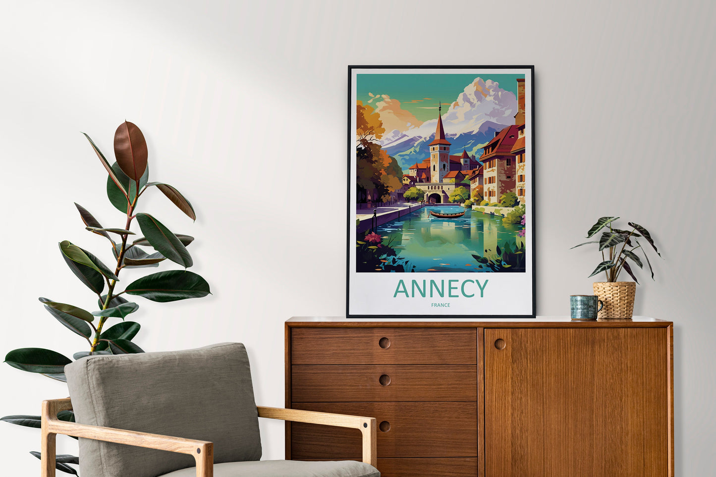 Annecy Travel Print Wall Art Annecy Wall Hanging Home Decoration Annecy Gift Art Lovers Wall Art Print Art Annecy Wall Hanging Poster Annecy