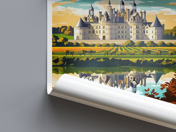 Loire Valley Travel Print Wall Art Loire Valley Wall Hanging Home Décor Loire Valley Gift Art Lovers France Art Lover Gift Loire Valley Art