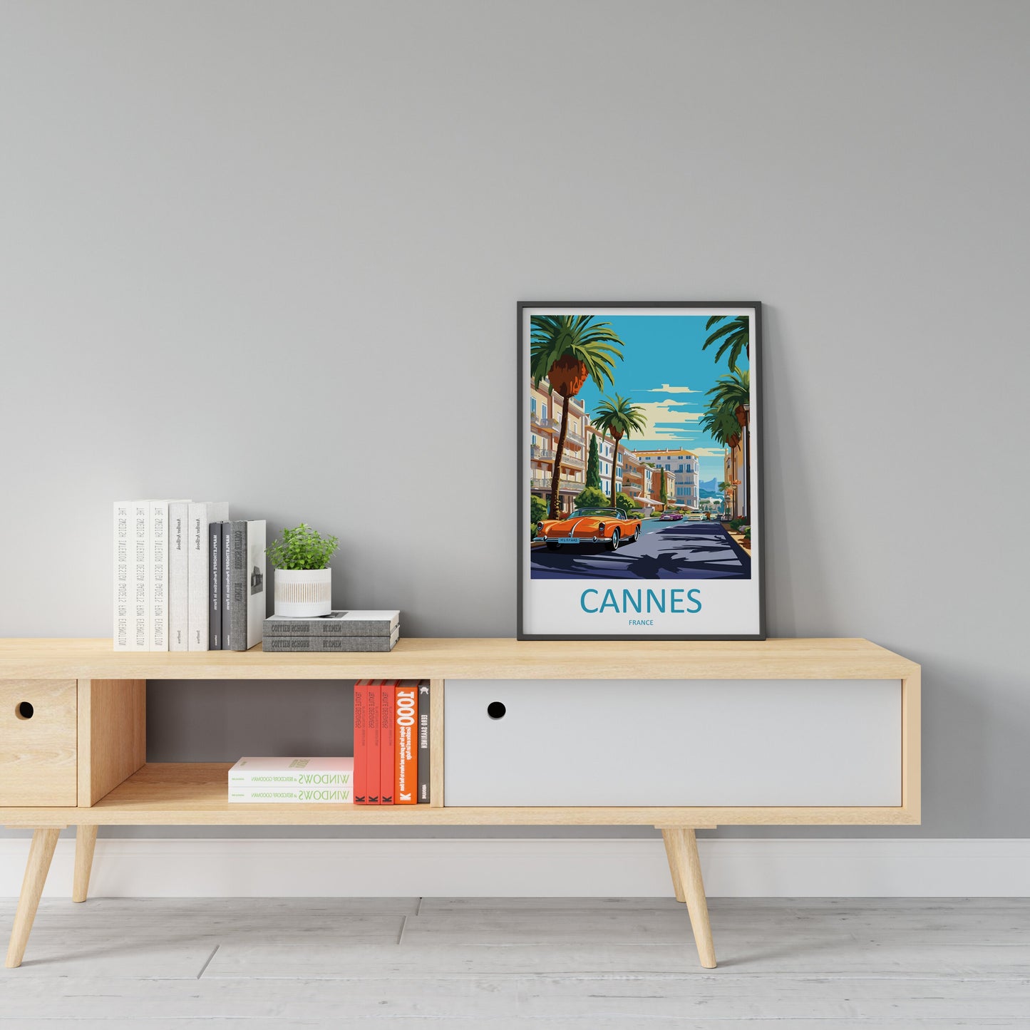 Cannes Travel Print Wall Art Cannes Wall Hanging Home Décor Cannes Gift Art Lovers France Art Lover Gift Cannes Print France Artwork