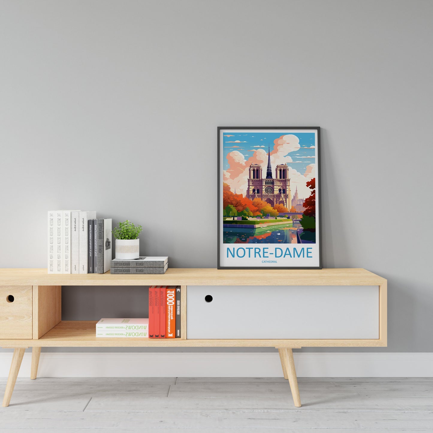Notre Dame Cathedral Travel Print Wall Art Notre Dame Wall Hanging Home Décor Notre Dame Gift Art Lovers France Art Lover Gift Notre Dame