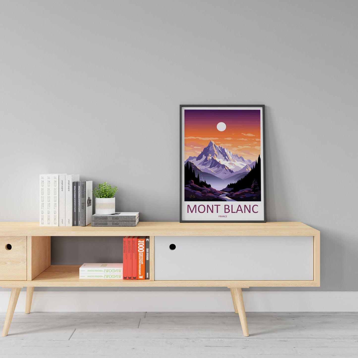 Mont Blanc Travel Print Wall Art Mont Blanc Wall Hanging Home Decor Mont Blanc Gift Art Lovers Wall Art Print Art Mont Blanc Wall Art