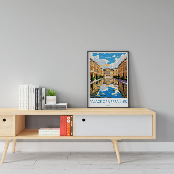 Versailles Palace Travel Print Wall Art West Versailles Palace Wall Hanging Home Decoration Versailles Palace Gift Art Lovers Wall Art Print