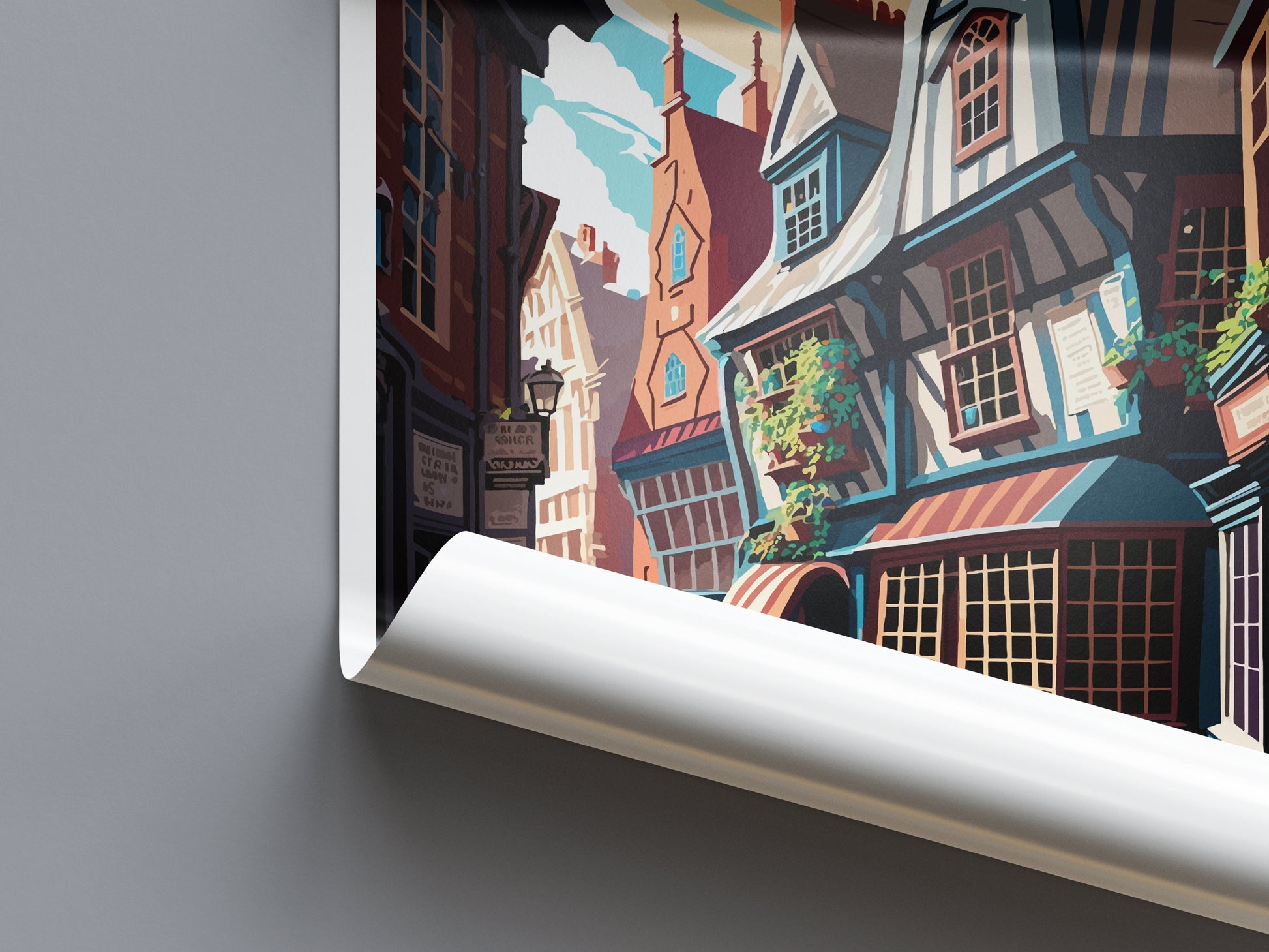York Travel Print Wall Art York Wall Hanging Home Décor York Gift Art Lovers England Art Lover Gift Print Artwork Yorkshire Art