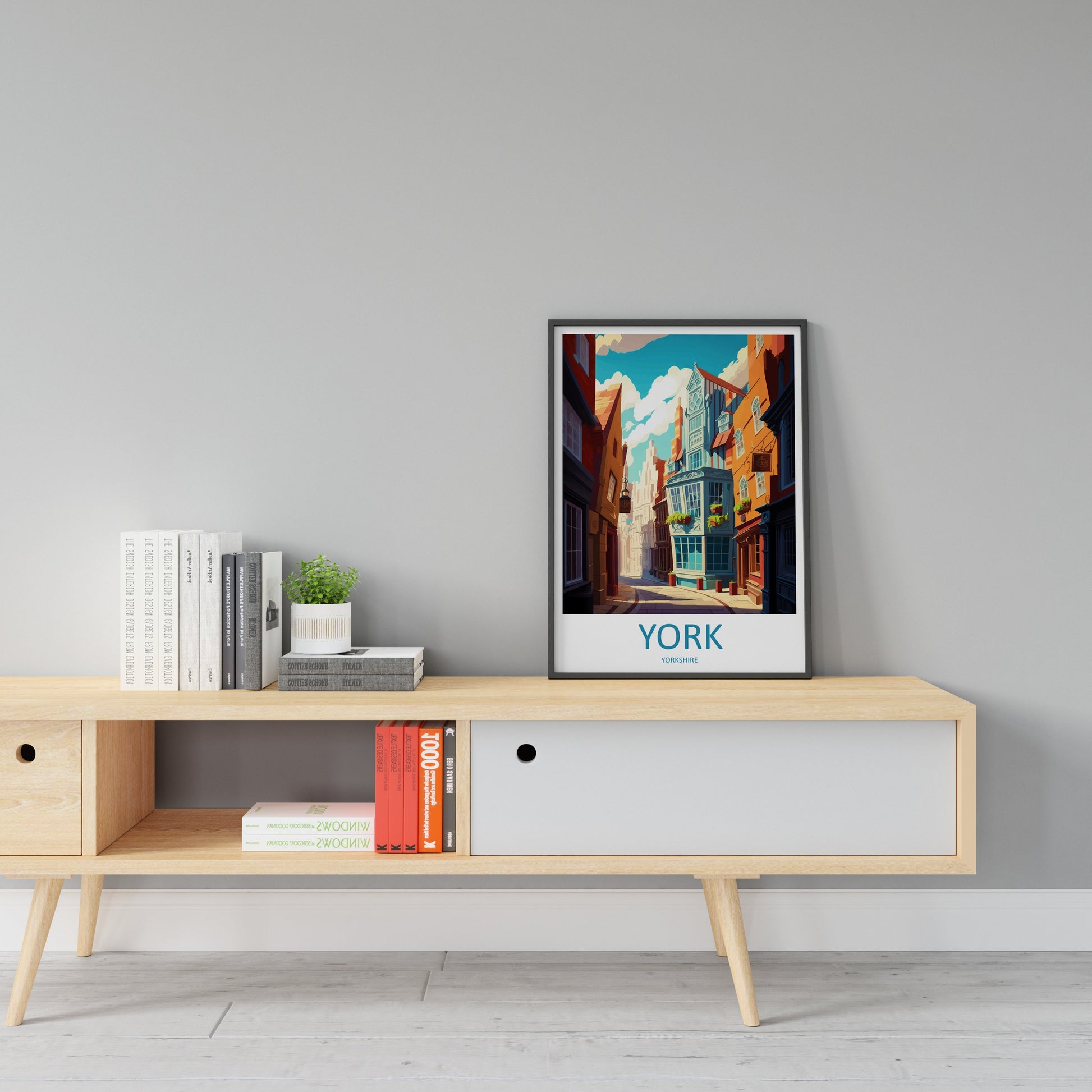 York Travel Print Wall Art York Wall Hanging Home Décor York Gift Art Lovers England Art Lover Gift Print Artwork Yorkshire Art