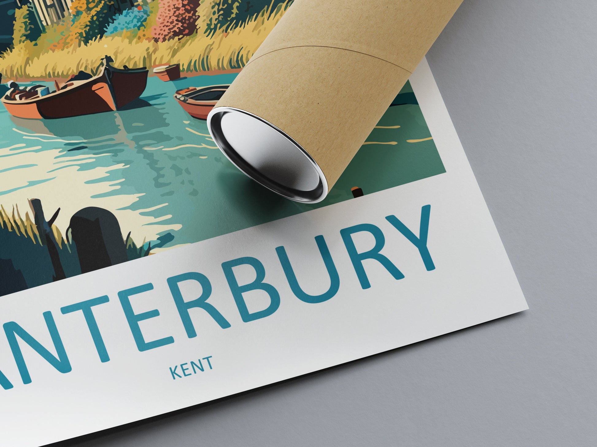 Canterbury Travel Print Wall Art Canterbury Wall Hanging Home Décor Canterbury Gift Art Lovers England Art Lover Gift Print Artwork Kent Art