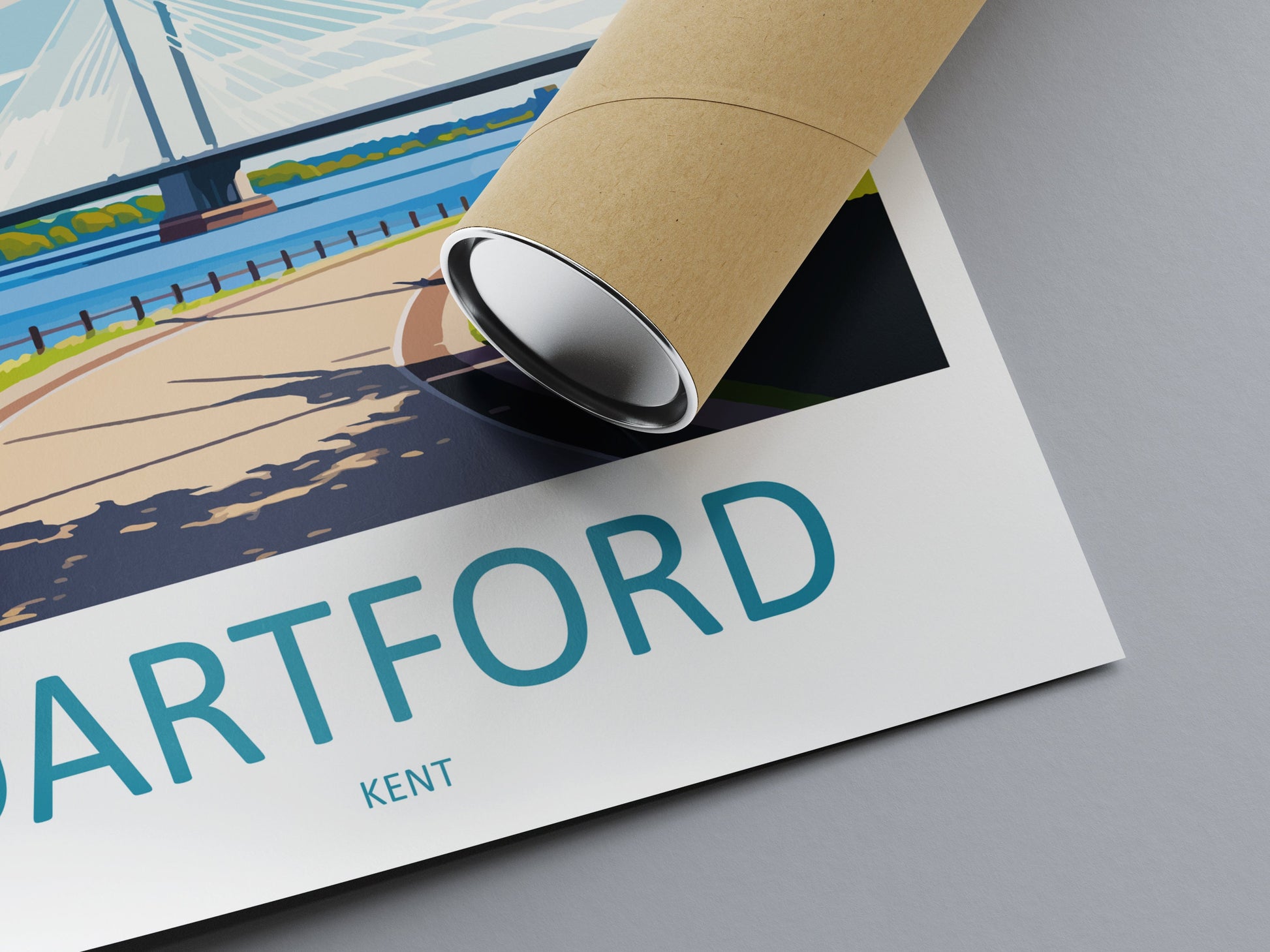 Dartford Travel Print Wall Art Dartford Wall Hanging Home Décor Dartford Gift Art Lovers England Art Lover Gift Print Artwork Kent Art