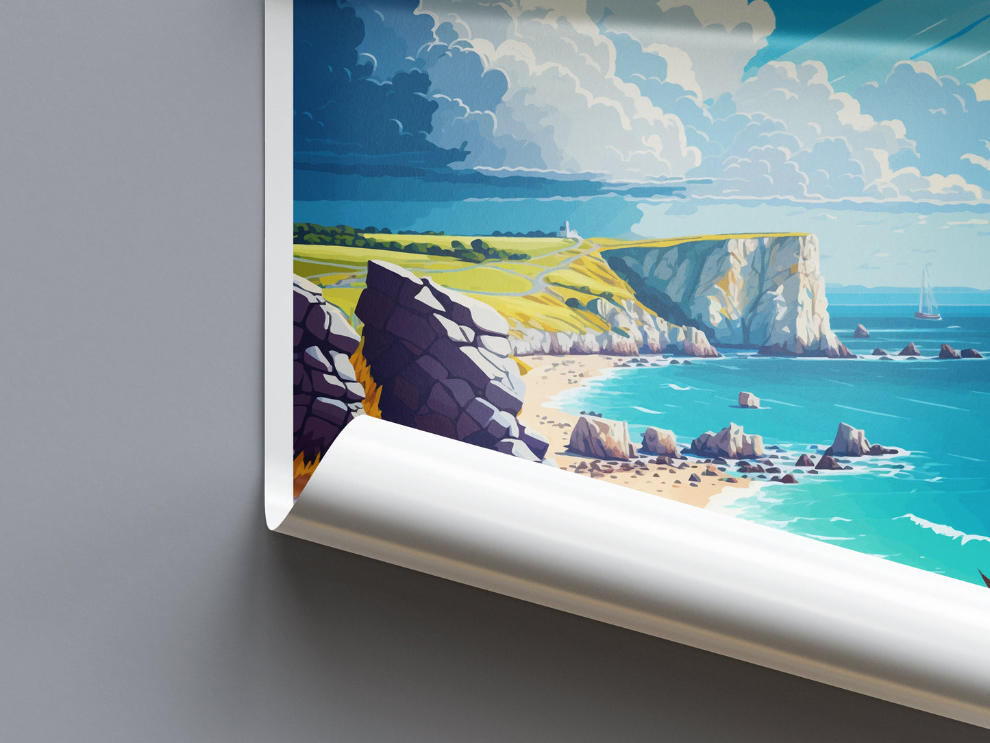 Dover Travel Print Wall Art Dover Wall Hanging Home Décor Dover Gift Art Lovers England Art Lover Gift Print Artwork Kent Art