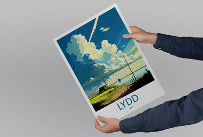 Lydd Travel Print Wall Art Lydd Wall Hanging Home Décor Lydd Gift Art Lovers England Art Lover Gift Print Artwork Kent Art