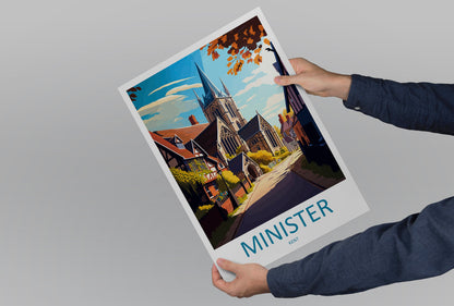 Minister Travel Print Wall Art Minister Wall Hanging Home Décor Minister Gift Art Lovers England Art Lover Gift Print Artwork Kent Art