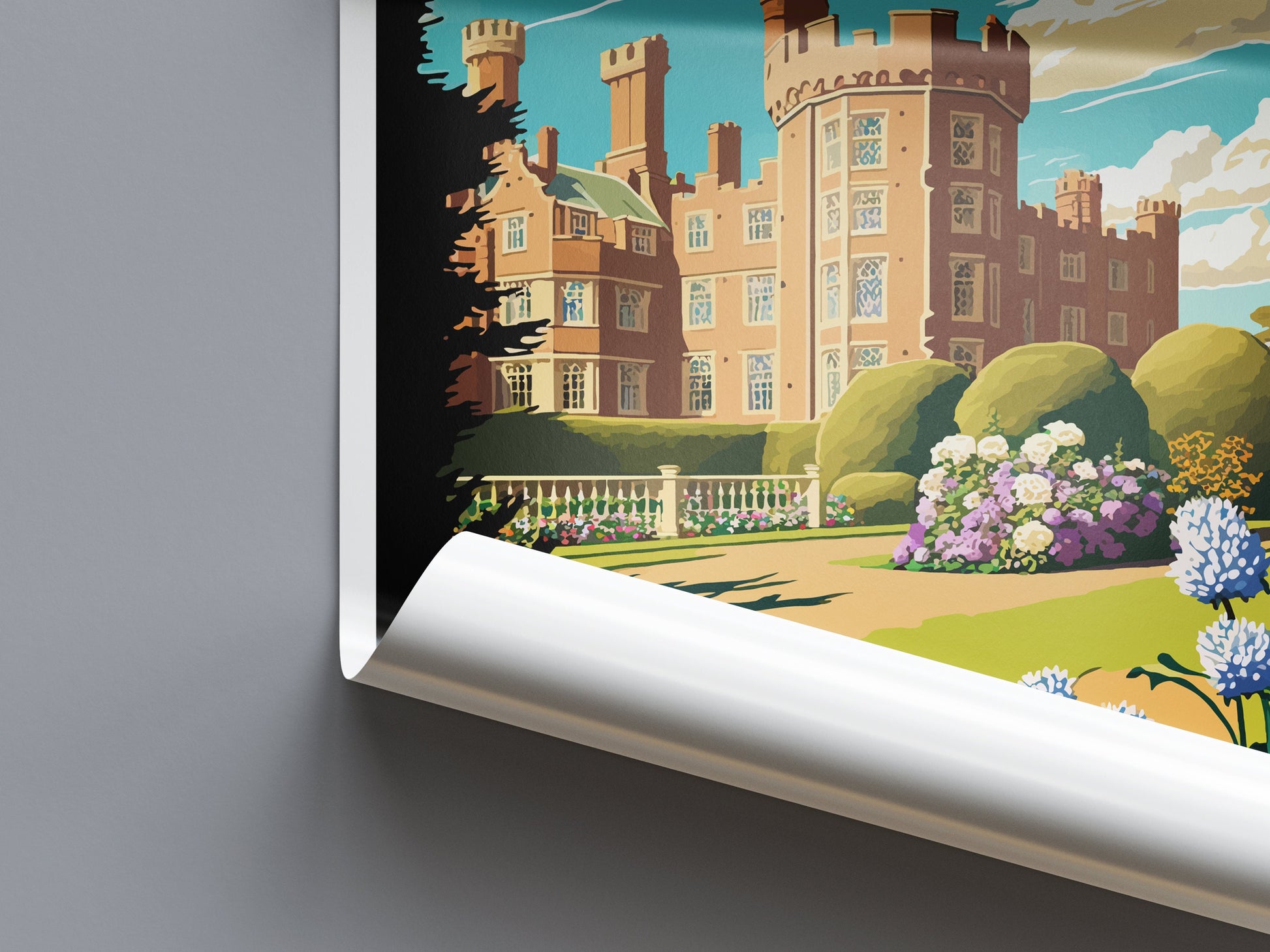 Walmer Travel Print Wall Art Walmer Wall Hanging Home Décor Walmer Gift Art Lovers England Art Lover Gift Print Artwork Kent Art