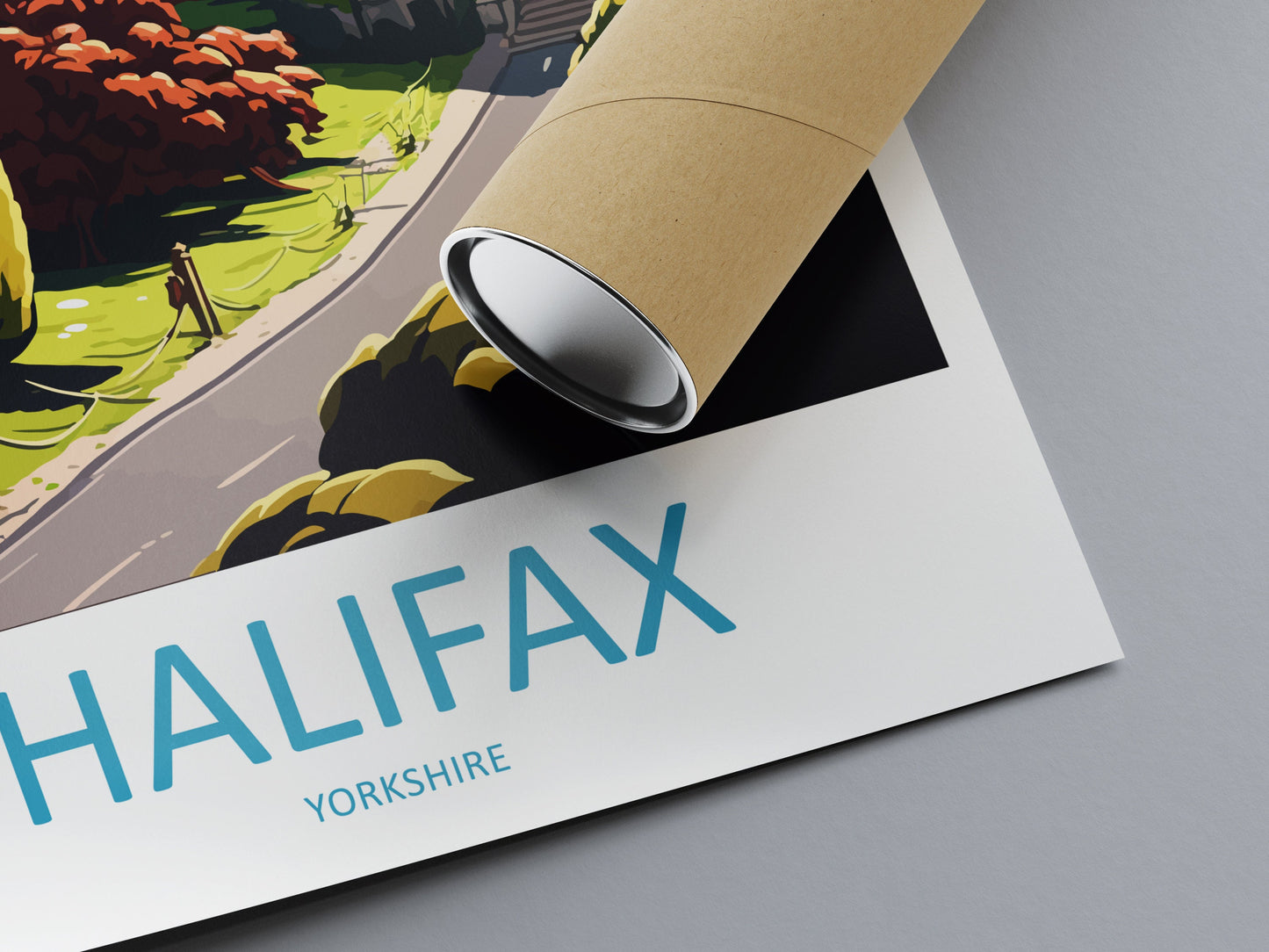 Halifax Travel Print Wall Art Halifax Wall Hanging Home Décor Halifax Gift Art Lovers England Art Lover Gift Print Artwork Yorkshire Artwork