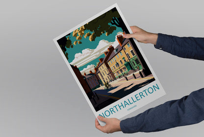 Northallerton Travel Print Wall Art Northallerton Wall Hanging Home Décor Malham Cove Gift Art Lovers England Art Lover Gift Print Artwork