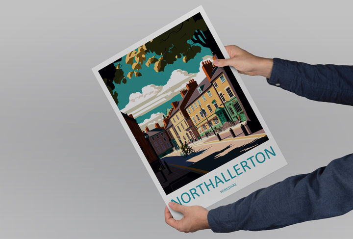 Northallerton Travel Print Wall Art Northallerton Wall Hanging Home Décor Malham Cove Gift Art Lovers England Art Lover Gift Print Artwork