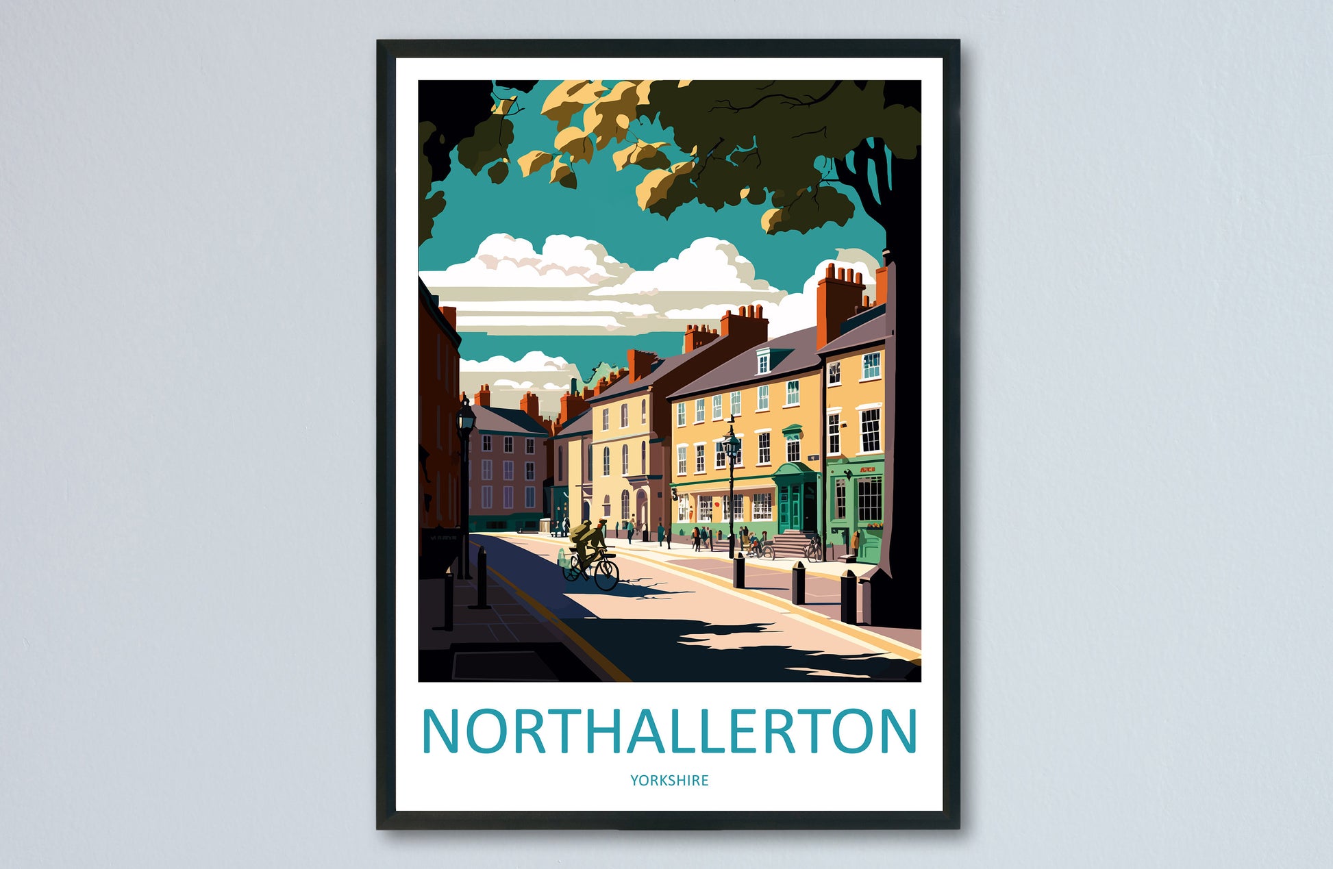 Northallerton Travel Print Wall Art Northallerton Wall Hanging Home Décor Malham Cove Gift Art Lovers England Art Lover Gift Print Artwork