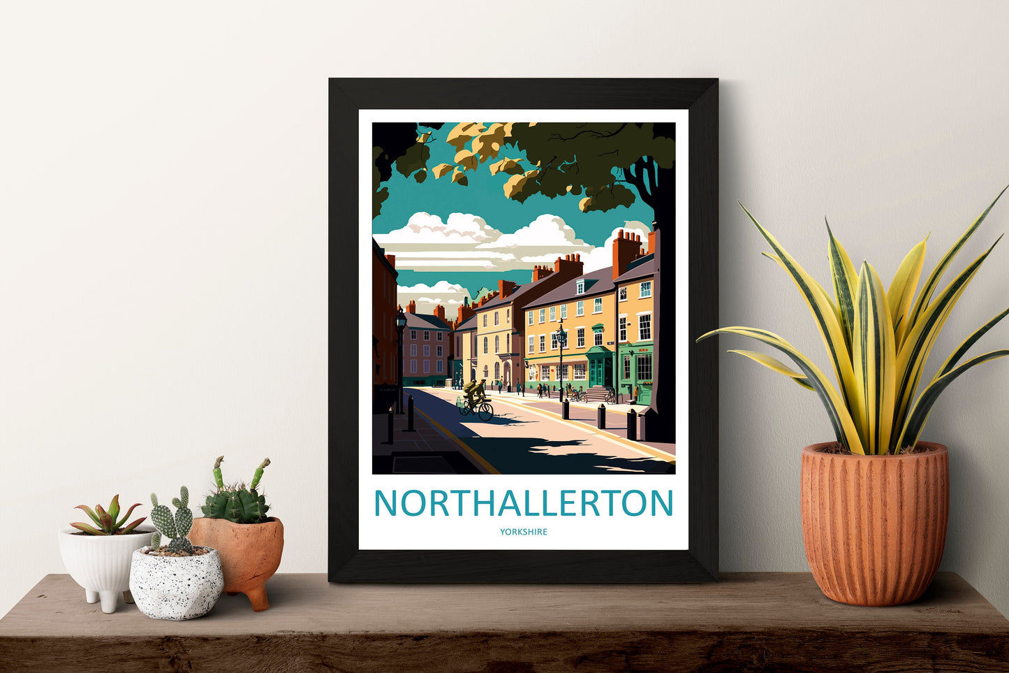 Northallerton Travel Print Wall Art Northallerton Wall Hanging Home Décor Malham Cove Gift Art Lovers England Art Lover Gift Print Artwork