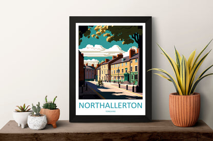 Northallerton Travel Print Wall Art Northallerton Wall Hanging Home Décor Malham Cove Gift Art Lovers England Art Lover Gift Print Artwork
