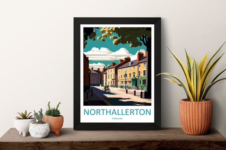 Northallerton Travel Print Wall Art Northallerton Wall Hanging Home Décor Malham Cove Gift Art Lovers England Art Lover Gift Print Artwork