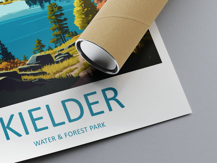 Kielder Water & Forest Park Travel Print Wall Art Kielder Wall Hanging Home Décor Kielder Gift Art Lovers England Art Lover Gift Print