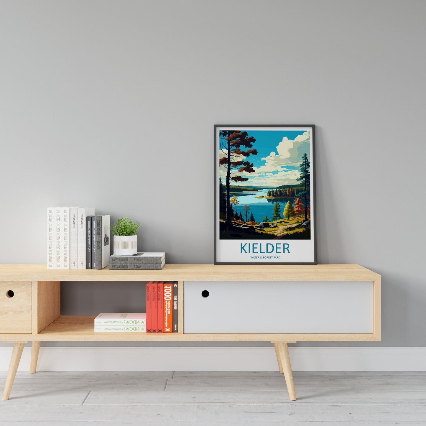 Kielder Water & Forest Park Travel Print Wall Art Kielder Wall Hanging Home Décor Kielder Gift Art Lovers England Art Lover Gift Print