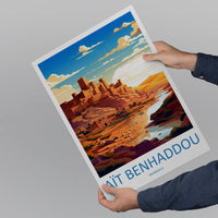 Aït Benhaddou Travel Print Wall Art Aït Benhaddou Wall Hanging Home Décor Aït Benhaddou Gift Art Lovers Morocco Art Lover Gift