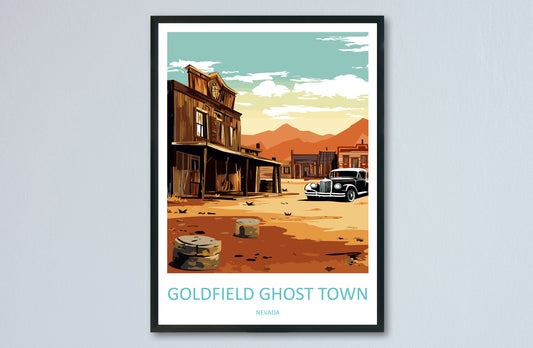 Goldfield Ghost Town Travel Print Wall Art Goldfield Wall Hanging Home Décor Goldfield Gift Art Lovers Nevada Art Lover Gift Wall Décor