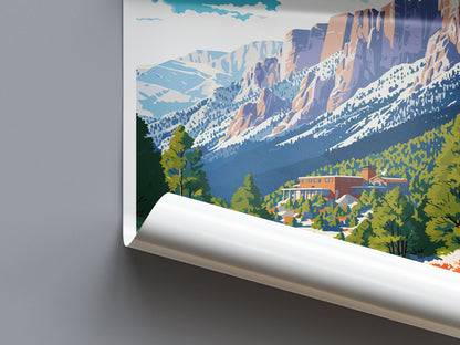 Mount Charleston Travel Print Wall Art Mount Charleston Wall Hanging Home Décor Mount Charleston Gift Art Lovers Nevada Art Lover Gift