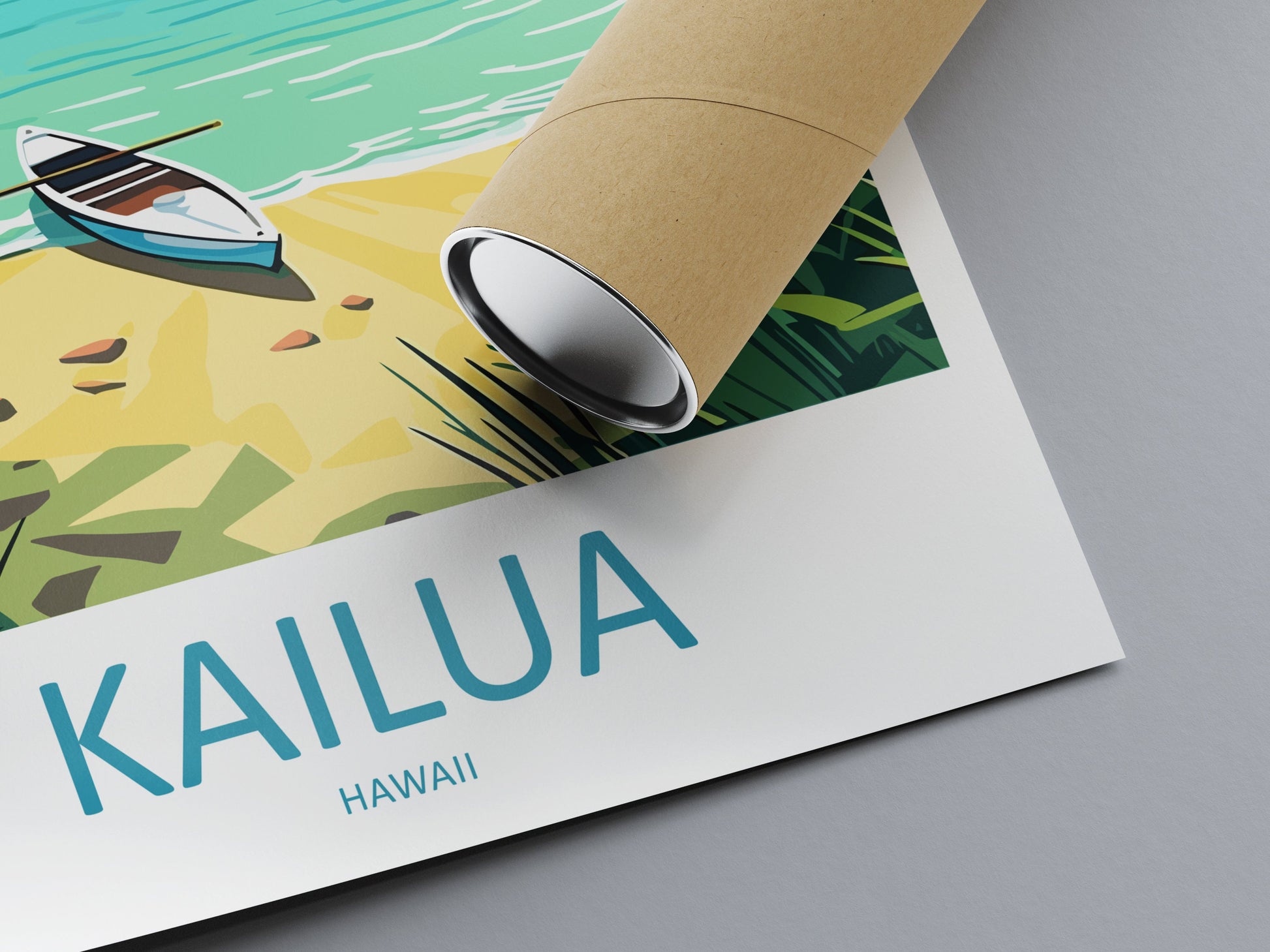 Kailua Travel Print Wall Art Kailua Wall Hanging Home Décor Kailua Gift Art Lovers Hawaii Art Lover Gift Print Artwork