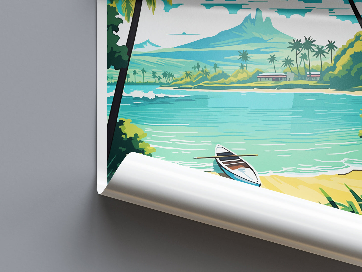 Kailua Travel Print Wall Art Kailua Wall Hanging Home Décor Kailua Gift Art Lovers Hawaii Art Lover Gift Print Artwork