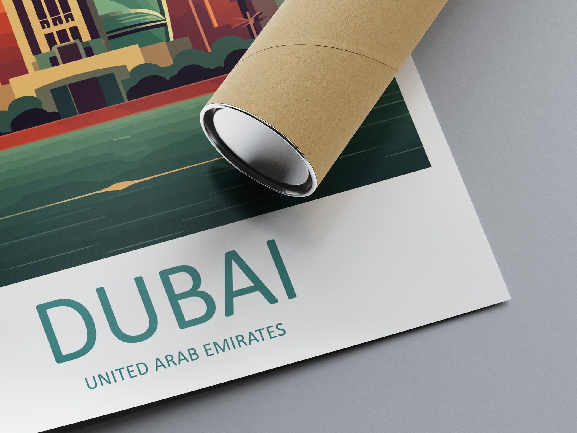 Dubai Travel Print Wall Art Dubai Wall Hanging Home Décor Dubai Gift Art Lovers Wall Art United States Emirates Travel Print Dubai Wall Art