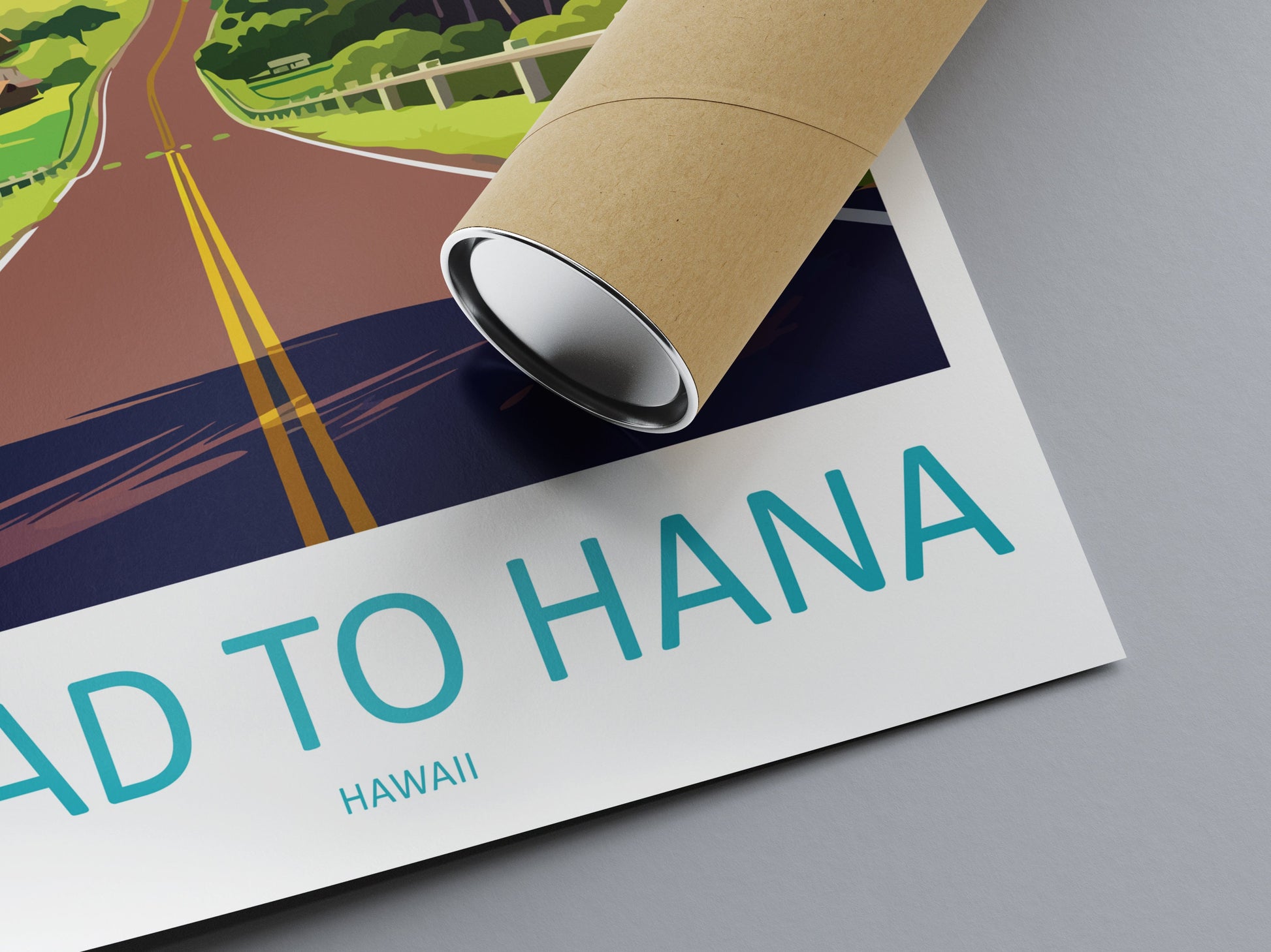 Road To Hana Travel Print Wall Art Road To Hana Wall Hanging Home Décor Road To Hana Gift Art Lovers Hawaii Art Lover Gift Print Artwork