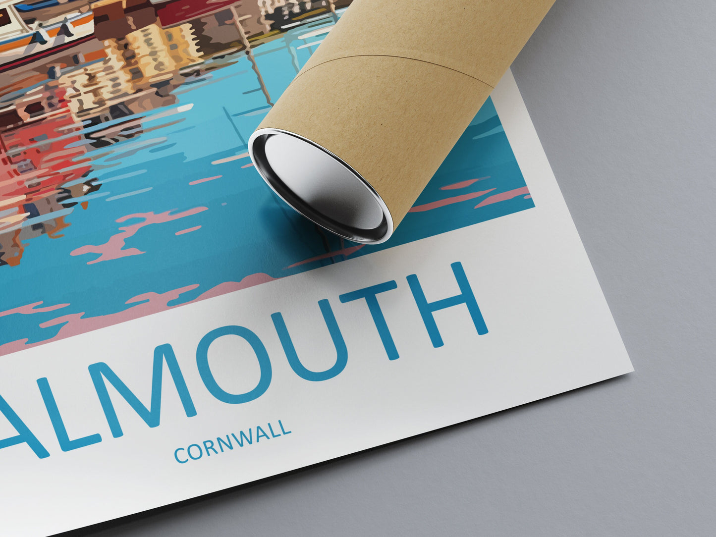 Falmouth Travel Print Wall Art Falmouth Wall Hanging Home Décor Falmouth Gift Art Lovers England Art Lover Gift Falmouth Travel Poster